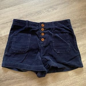Stussy button up corduroy shorts
